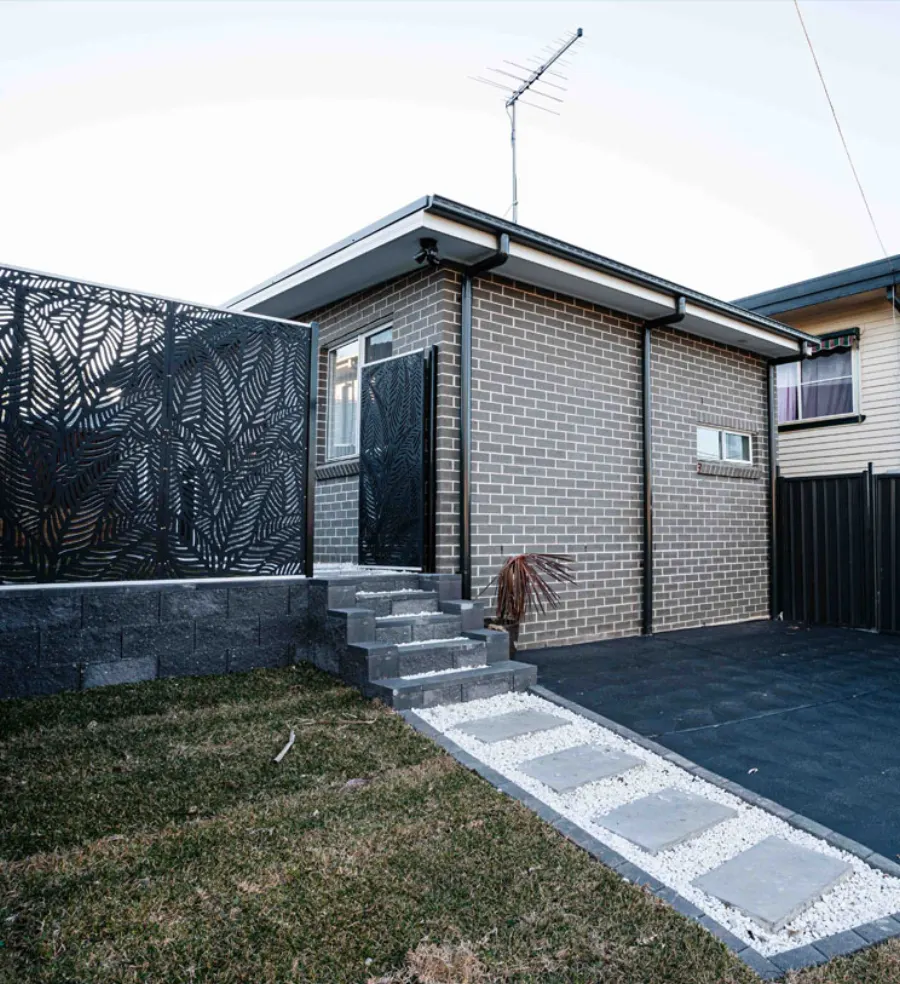 A finished 5 Star granny flat