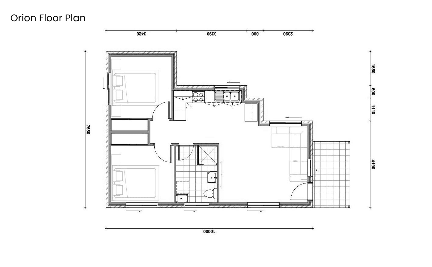 Orion floor plan