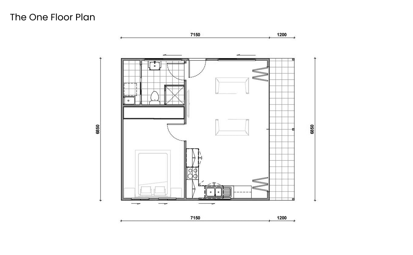 The One floor plan