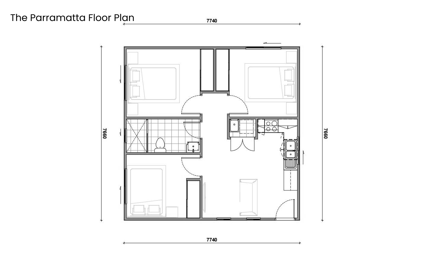 The Parramatta floor plan