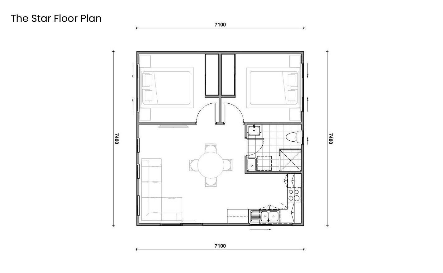 The Star floor plan