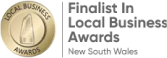 Finalist in local Business award